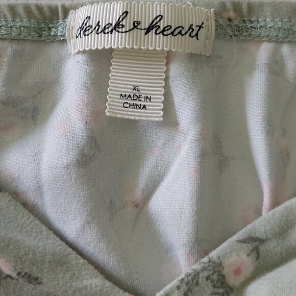 derek heart Green Floral Crop Tank Juniors Size XL - Picture 6 of 12